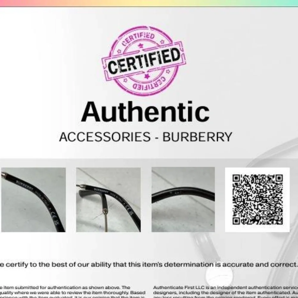 Burberry Authentic Tortoise Eyewear - Size Regular W/ COA